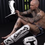8 Weapons Unlimited White Muay Thai Shin Guards