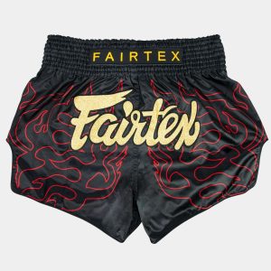 Fairtex BS1920 Black Lava Muay Thai Shorts