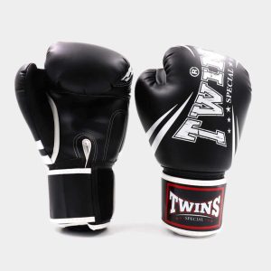 Twins FBGVDM3-TW6 Black Non-Leather Boxing Gloves