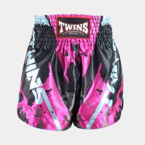 Twins TBS61-CA Candy Black & Pink Muay Thai Shorts